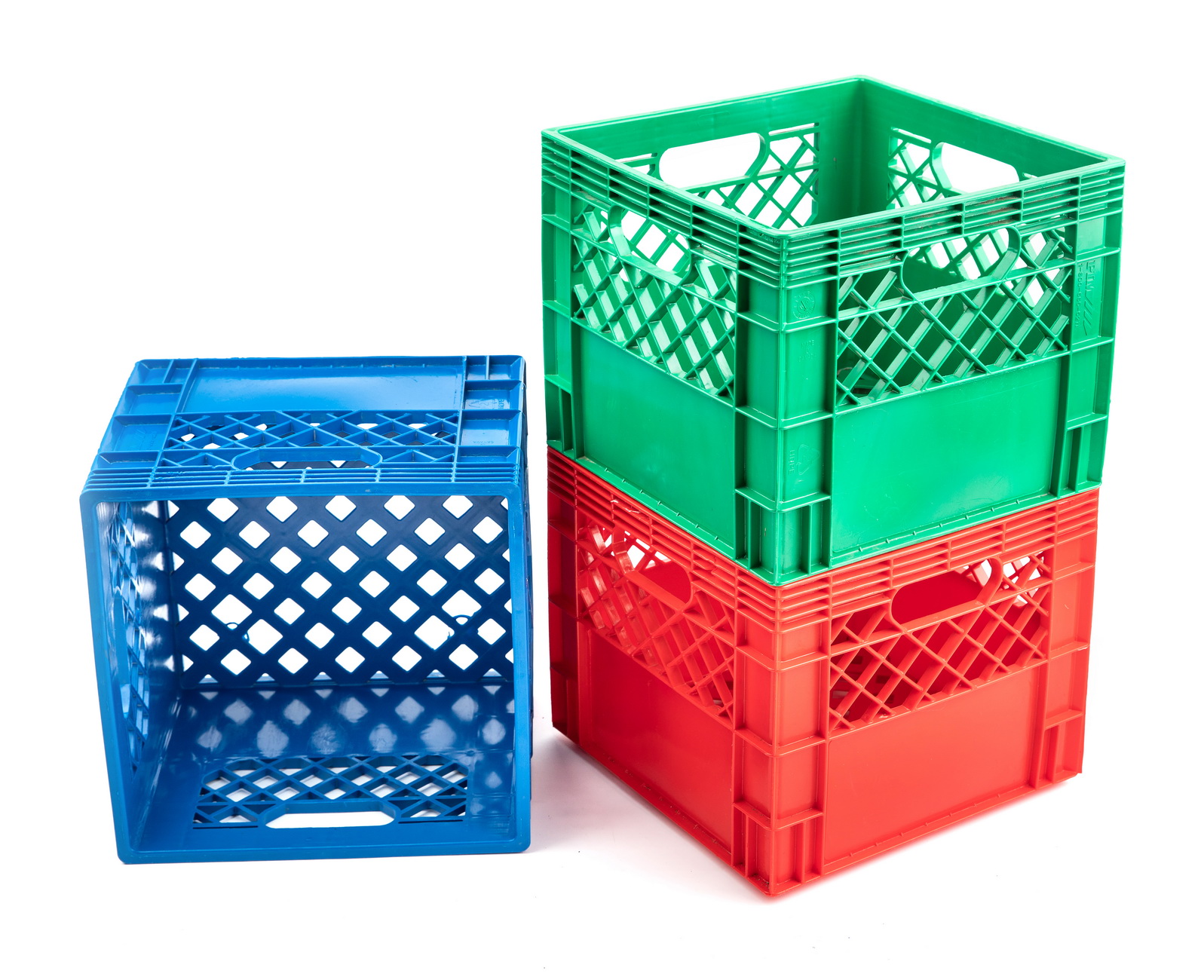 6‑Cell Half Gallon Glass Bottles – Blue